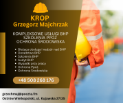 KROP KOMPLEKSOWE USŁUGI BHP, SZKOLENIA PPOŻ, OCHRONA ŚRODOWISKA KROP KOMPLEKSOWE USŁUGI BHP, SZKOLENIA PPOŻ, OCHRONA ŚRODOWISKA